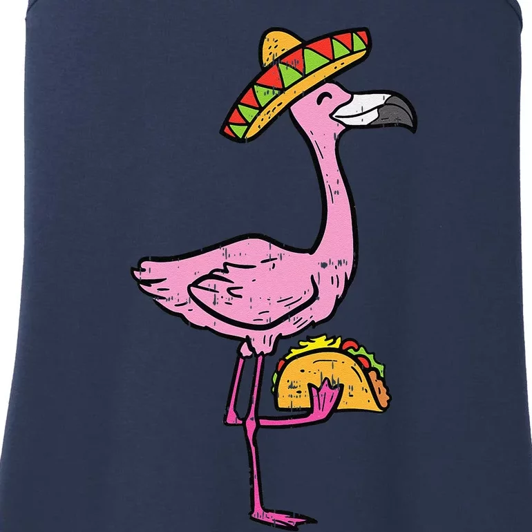 Mexican Flamingo Tacos Cute Cinco De Mayo Fiesta Animal Ladies Essential Tank