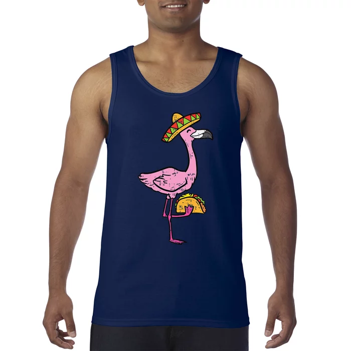 Mexican Flamingo Tacos Cute Cinco De Mayo Fiesta Animal Tank Top