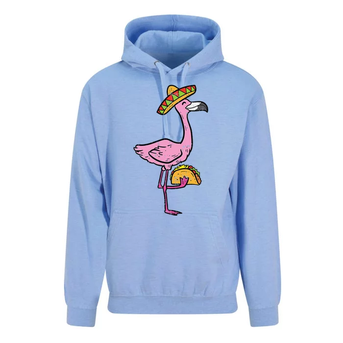 Mexican Flamingo Tacos Cute Cinco De Mayo Fiesta Animal Unisex Surf Hoodie