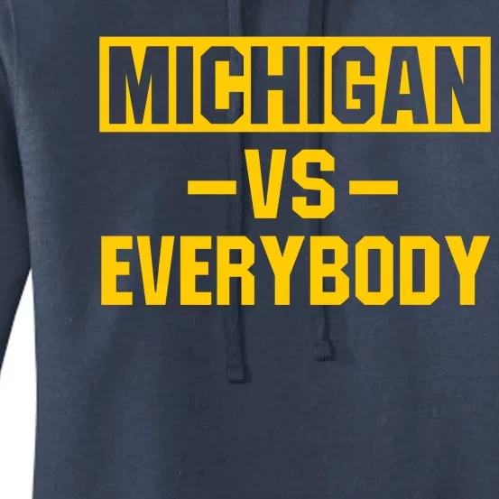 Michigan Football Team Everybody Women's Pullover Hoodie