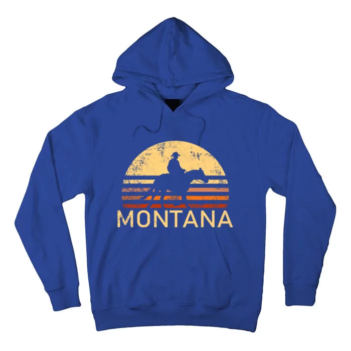 Montana For The Cow Cow Horse Lover Rancher Farmer Gift Tall Hoodie