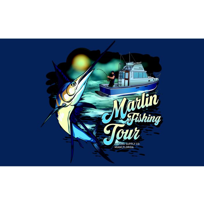 Marlin Fishing Tour Bumper Sticker