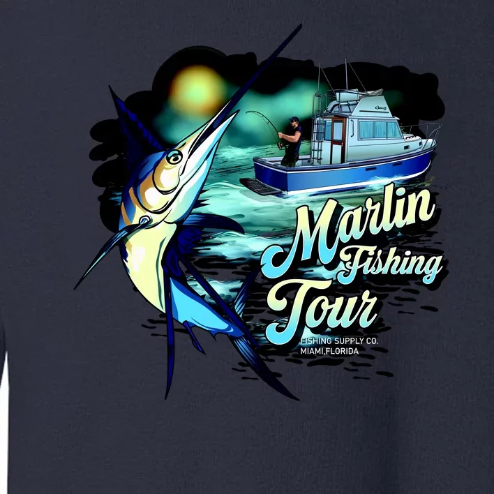 Marlin Fishing Tour Toddler Sweatshirt