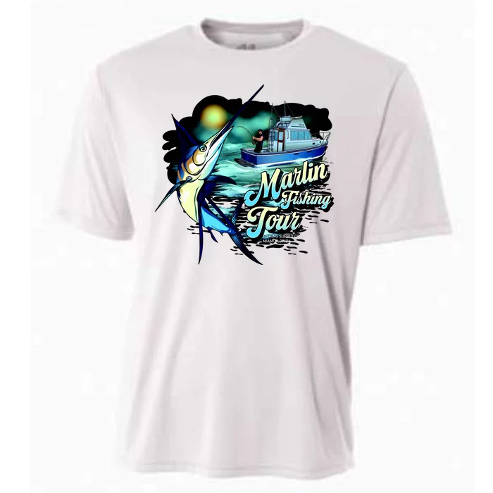 Marlin Fishing Tour Cooling Performance Crew T-Shirt