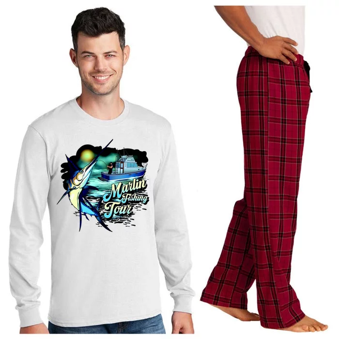 Marlin Fishing Tour Long Sleeve Pajama Set