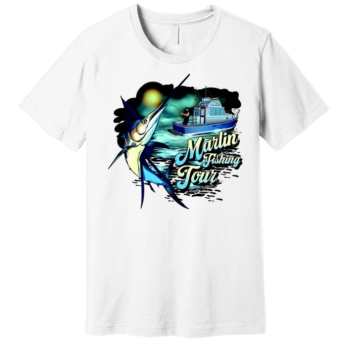 Marlin Fishing Tour Premium T-Shirt