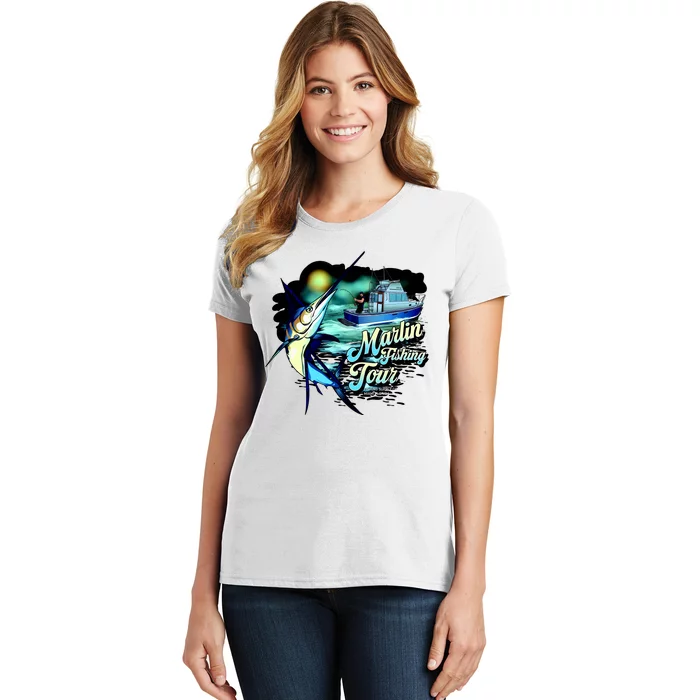 Marlin Fishing Tour Women's T-Shirt