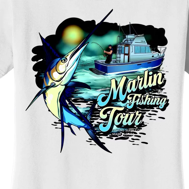 Marlin Fishing Tour Women's T-Shirt