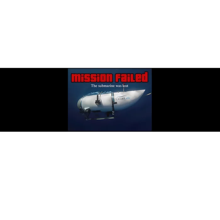 Mission Failed The Submarine Was Lost Bumper Sticker