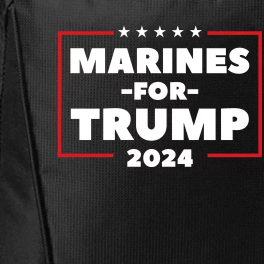 Marines For Trump 2024 City Backpack