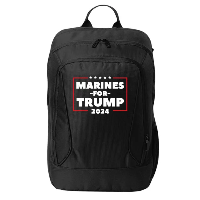 Marines For Trump 2024 City Backpack