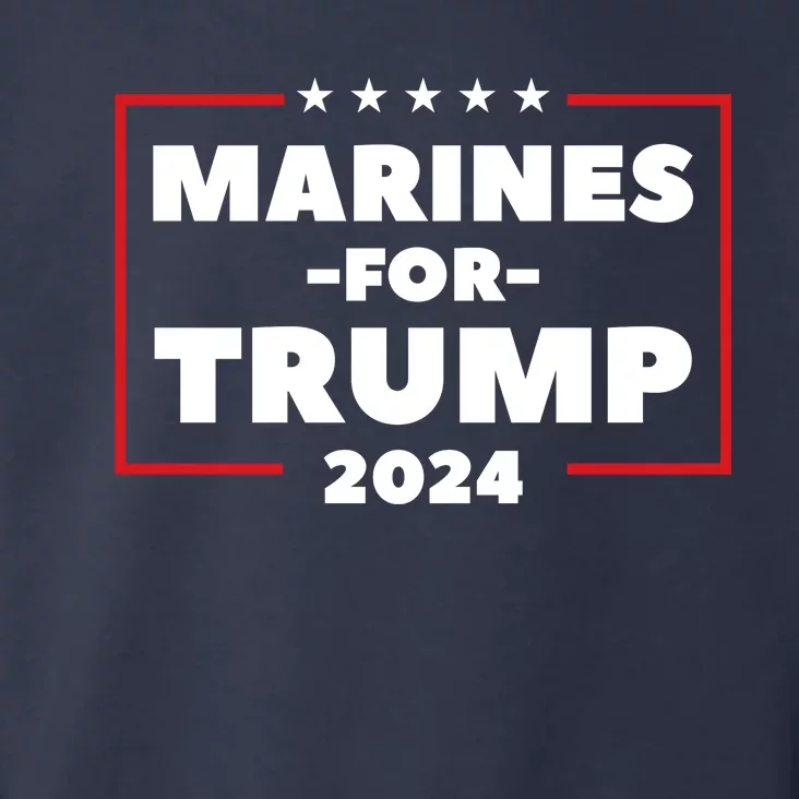 Marines For Trump 2024 Toddler Hoodie