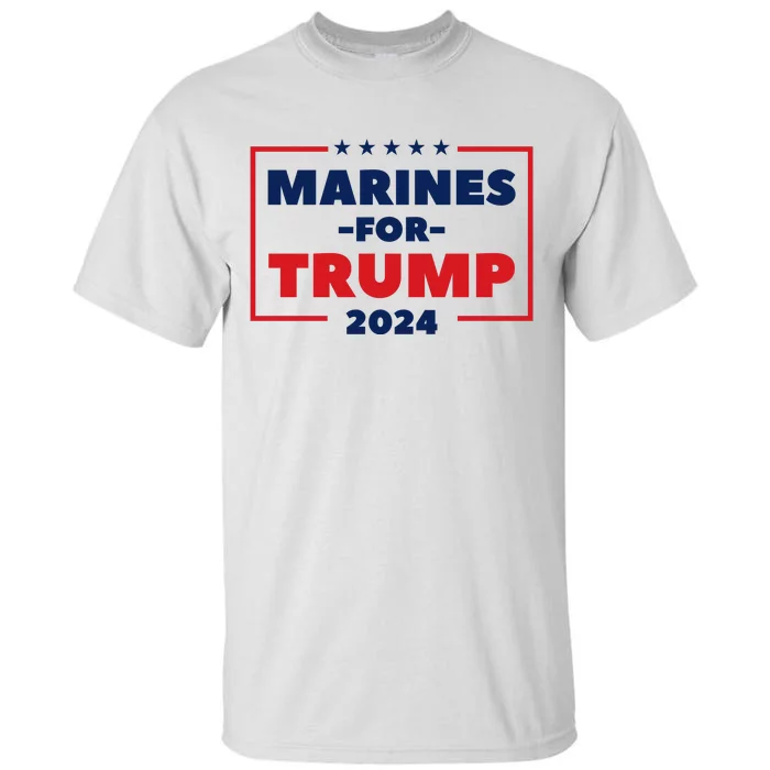 Marines For Trump 2024 Tall T-Shirt