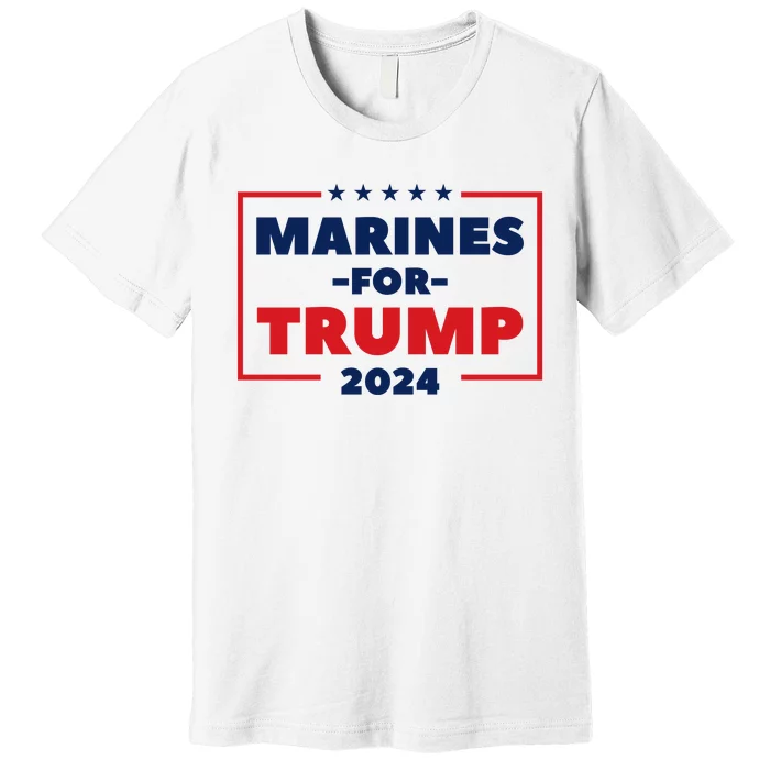 Marines For Trump 2024 Premium T-Shirt