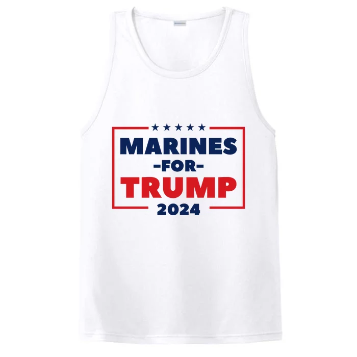 Marines For Trump 2024 Performance Tank