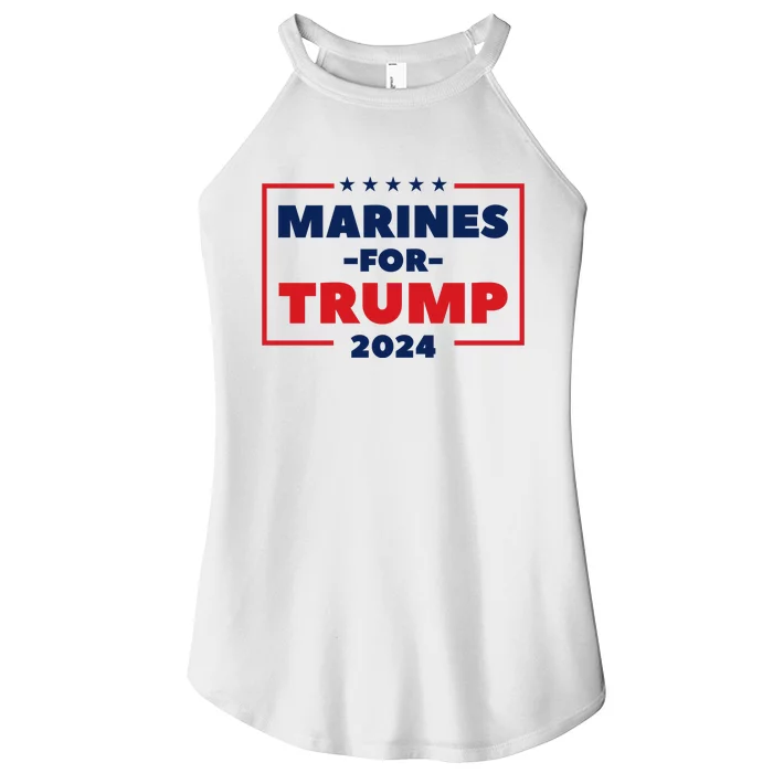 Marines For Trump 2024 Women’s Perfect Tri Rocker Tank