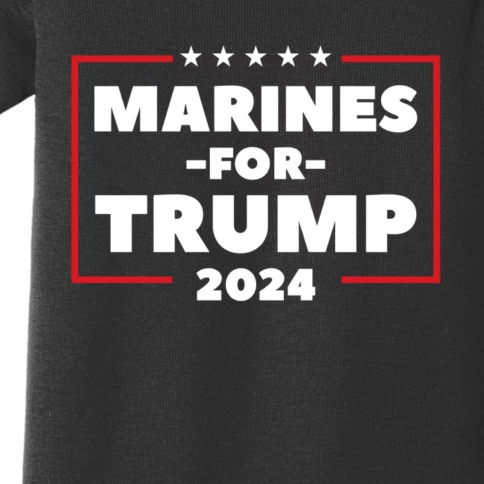 Marine For Trump 24 Baby Bodysuit