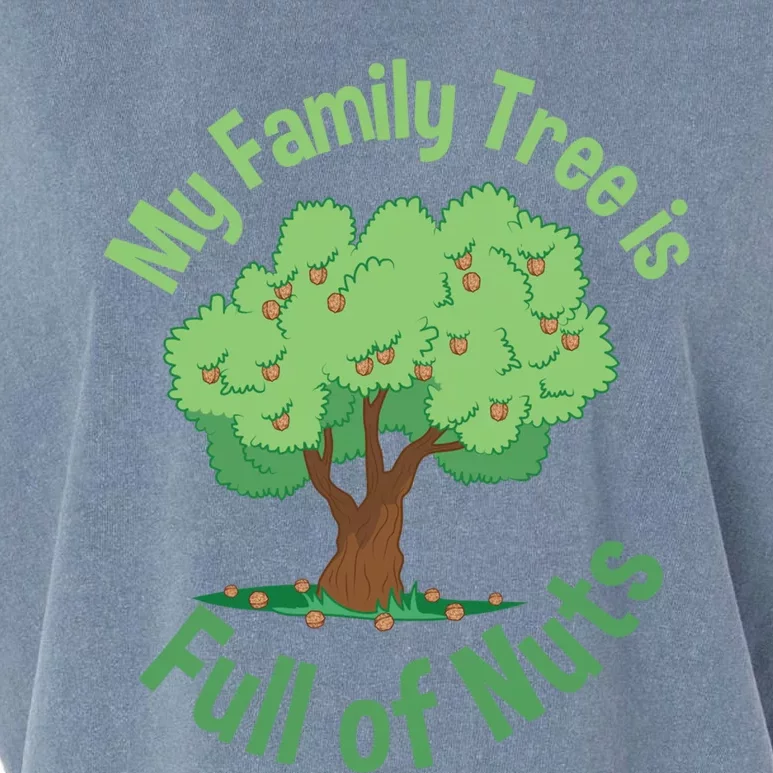 My Family Tree Is Full Of Nuts Reunion Crazy Families Gift Garment-Dyed Women's Muscle Tee