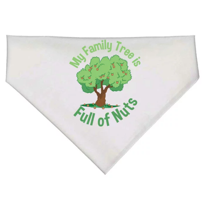 My Family Tree Is Full Of Nuts Reunion Crazy Families Gift USA-Made Doggie Bandana