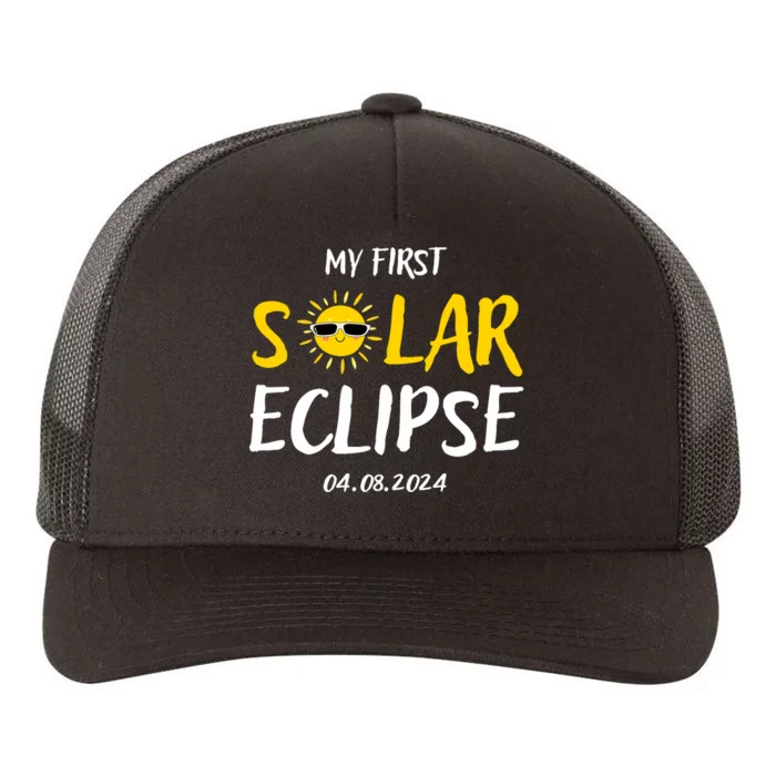 My First Total Solar Eclipse April 8th Yupoong Adult 5-Panel Trucker Hat