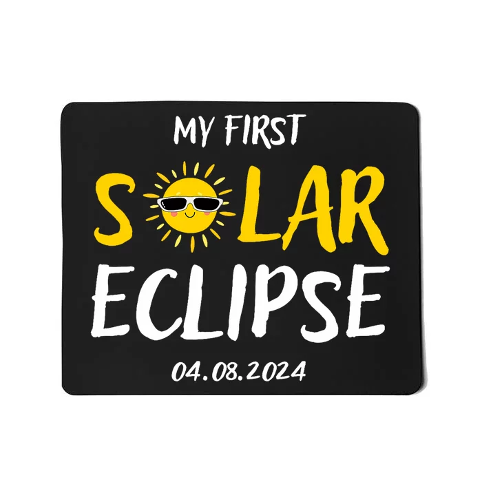 My First Total Solar Eclipse April 8th Mousepad