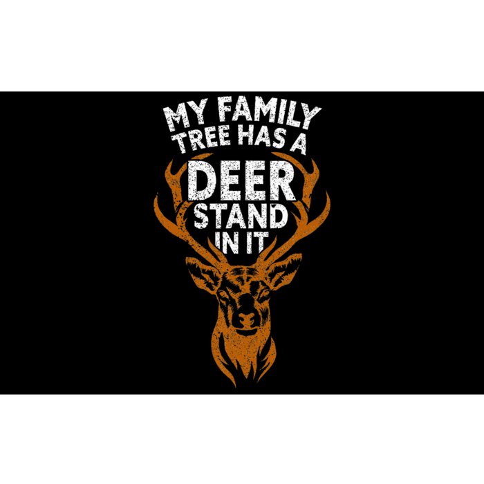 My Family Tree Has A Deer Stand In It Funny Bumper Sticker