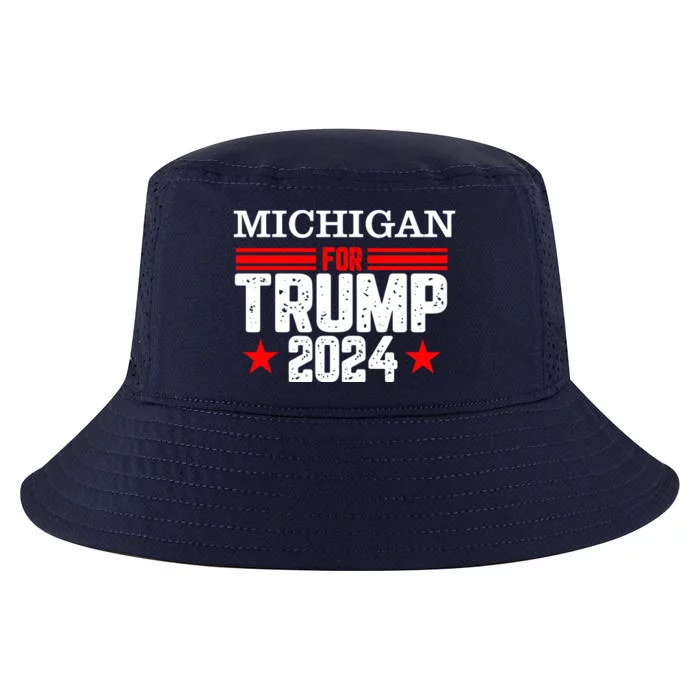 Michigan For Trump 2024 Cool Comfort Performance Bucket Hat