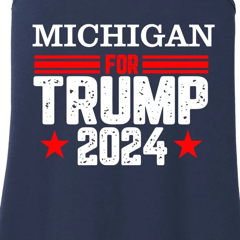 Michigan For Trump 2024 Ladies Essential Tank