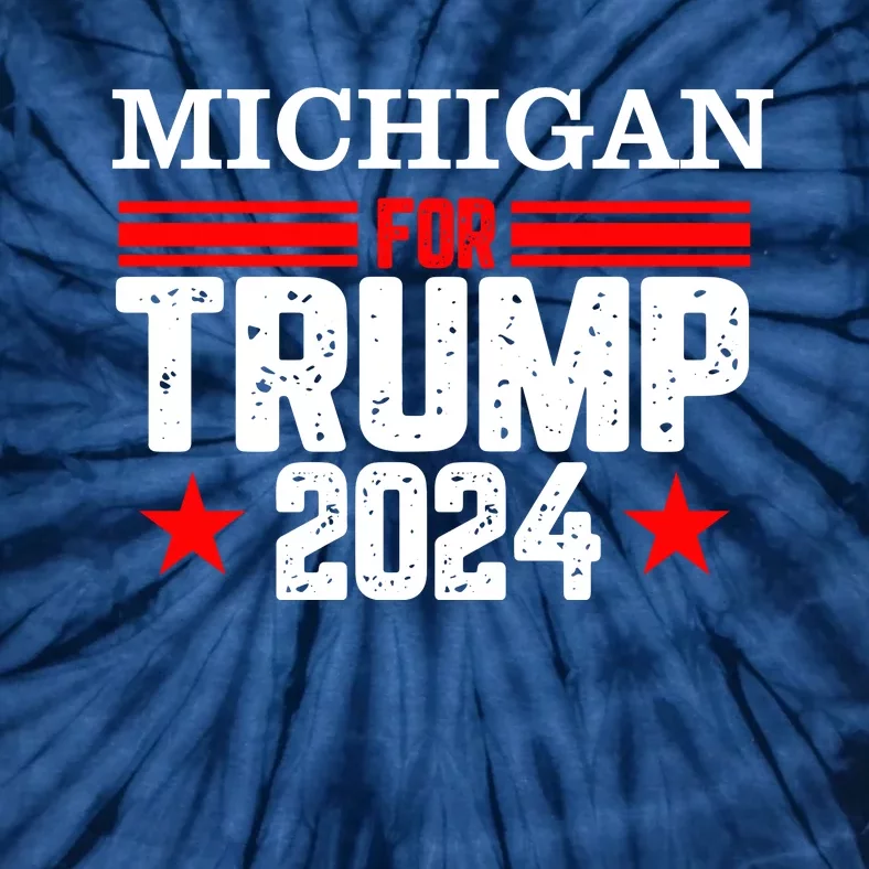 Michigan For Trump 2024 Tie-Dye T-Shirt