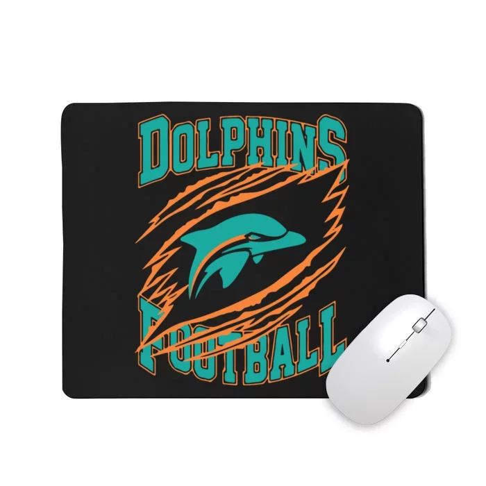 Miami Football Team Gift For Miami Fan Mousepad