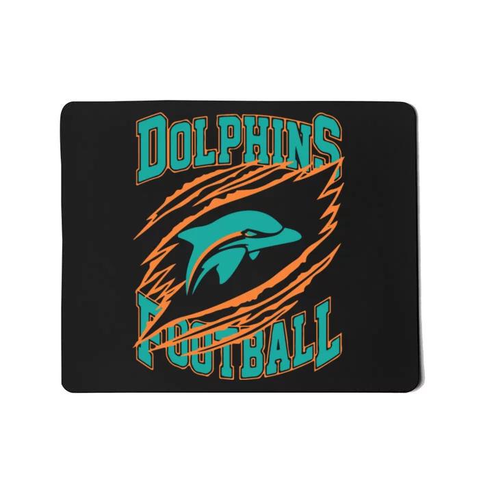 Miami Football Team Gift For Miami Fan Mousepad