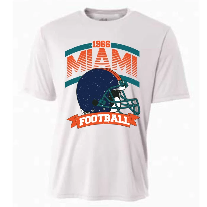 Miami Football Team Supporter Cooling Performance Crew T-Shirt