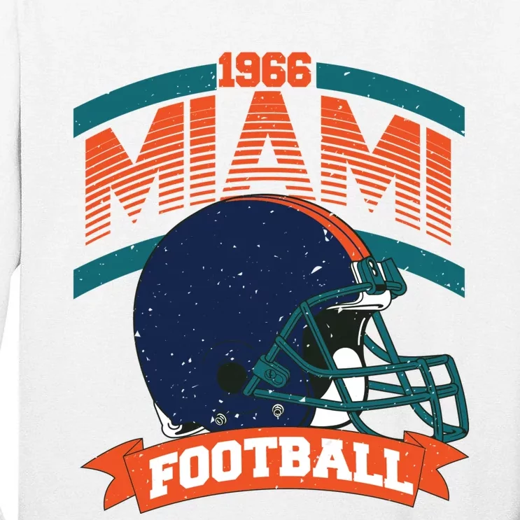 Miami Football Team Supporter Tall Long Sleeve T-Shirt