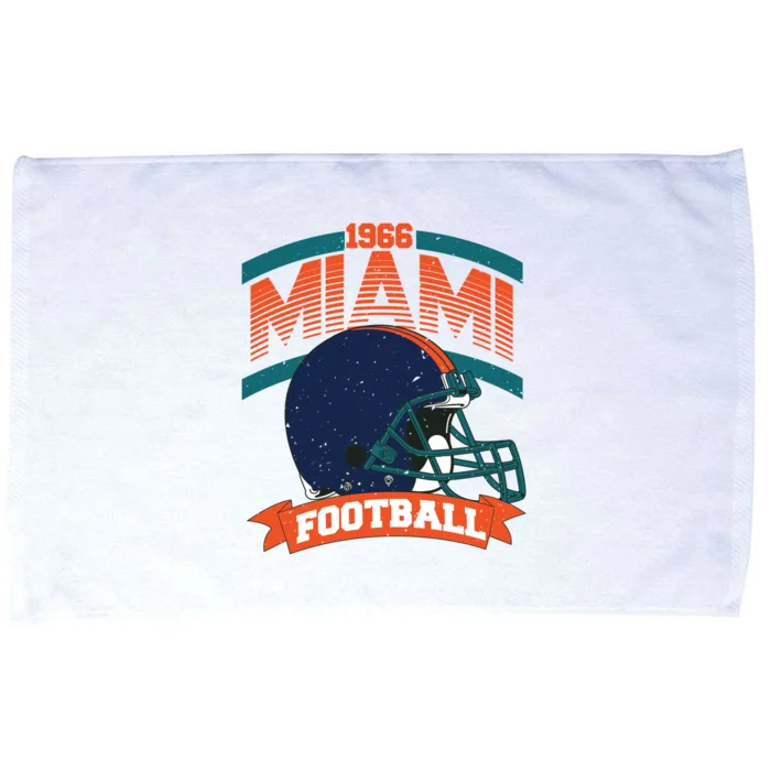 Miami Football Team Supporter Microfiber Hand Towel