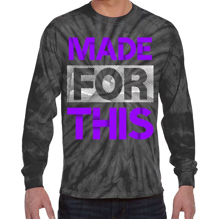 Made For This Purple Tie-Dye Long Sleeve Shirt