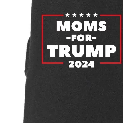 Moms For Trump 2024 Doggie 3-End Fleece Hoodie