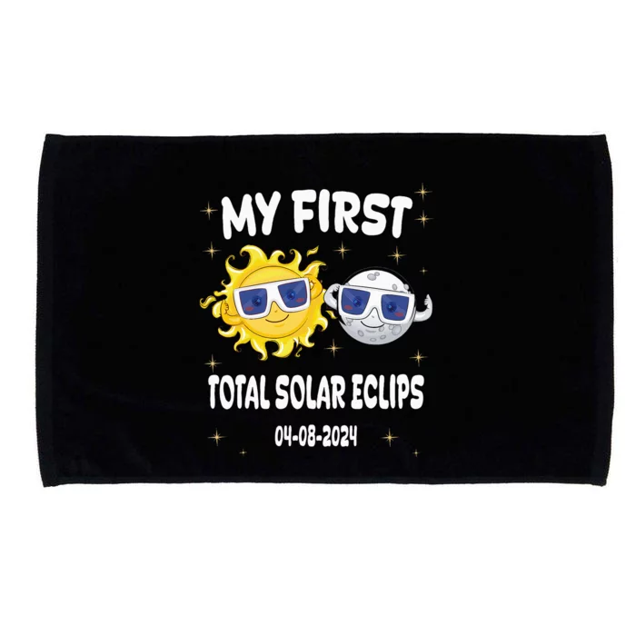 My First Total Solar Eclipse Microfiber Hand Towel