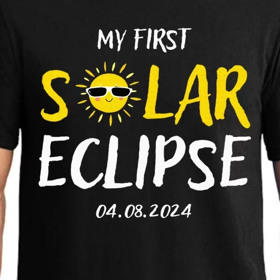 My First Total Solar Eclipse April 8th Pajama Set