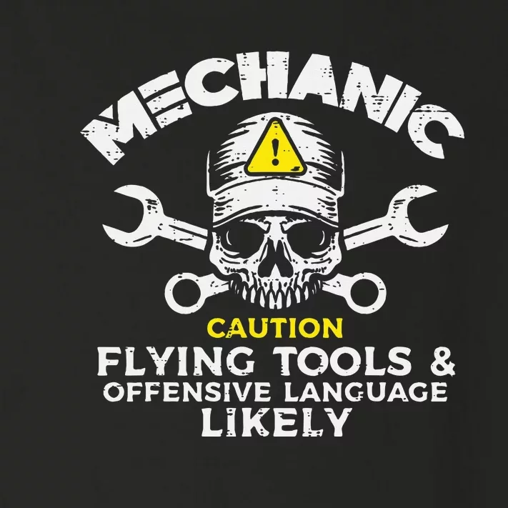 Mechanic Flying Tools Wrench Funny Car Auto Garage Dad Toddler Long Sleeve Shirt