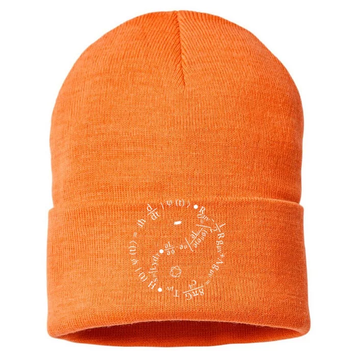 Mechanics Formula Theory Maths Sustainable Knit Beanie