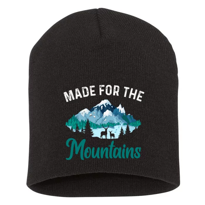 Made For The Mountains Camping Short Acrylic Beanie