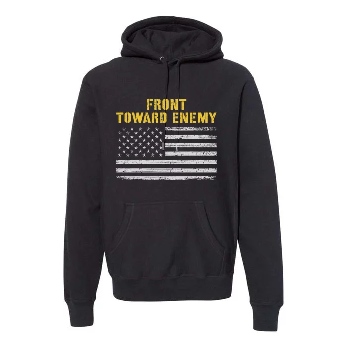 Military Front Toward Enemy Claymore Mine Premium Hoodie