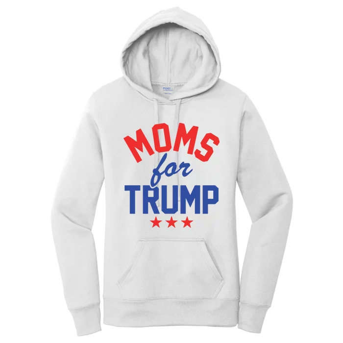 Moms For Trump 2024 Women's Pullover Hoodie