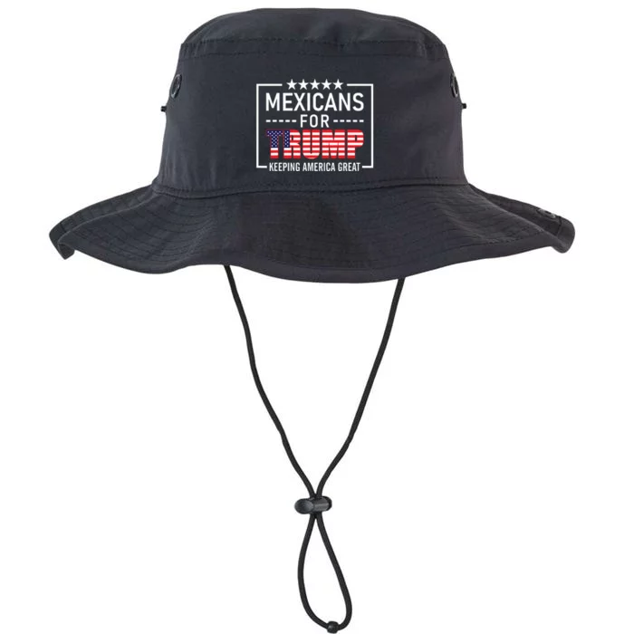 Mexicans For Trump Hispanic Conservative Gift Trump 2024 Legacy Cool Fit Booney Bucket Hat