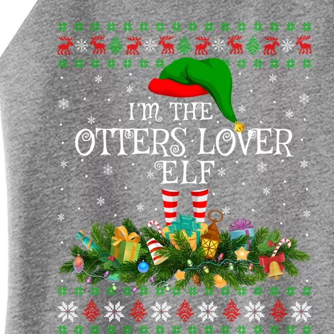 Matching Family Ugly I'm The Otters Lover Christmas Cute Gift Women’s Perfect Tri Rocker Tank