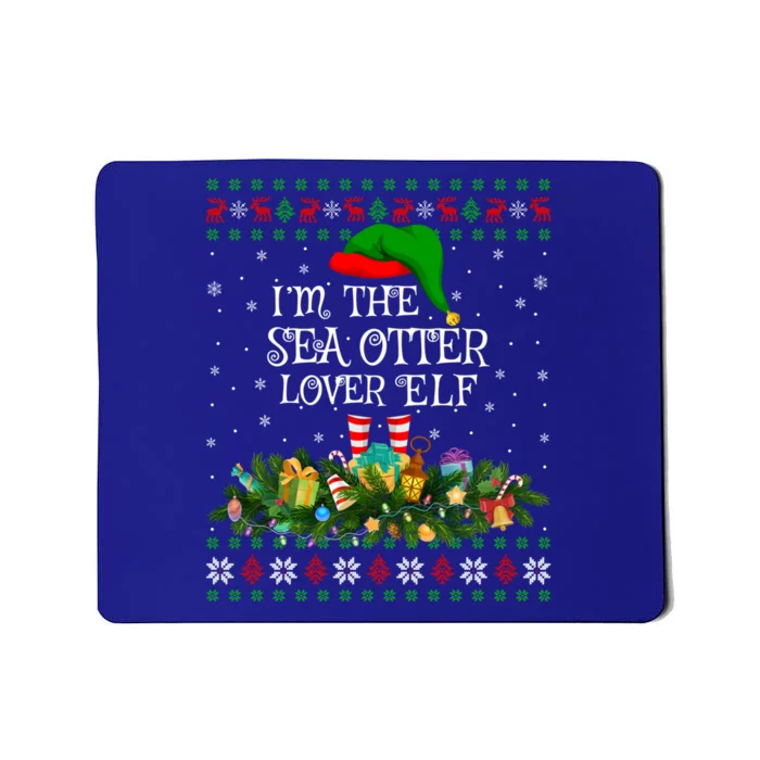 Matching Family Ugly I'm The Sea Otter Lover Christmas Cool Gift Mousepad