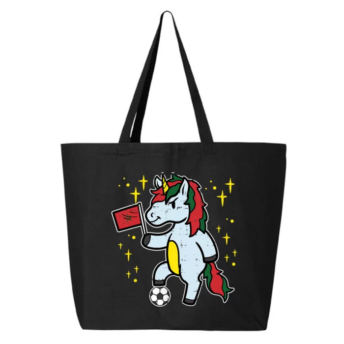 Morocco Flag Unicorn Football Soccer Fan Wo Girls 25L Jumbo Tote