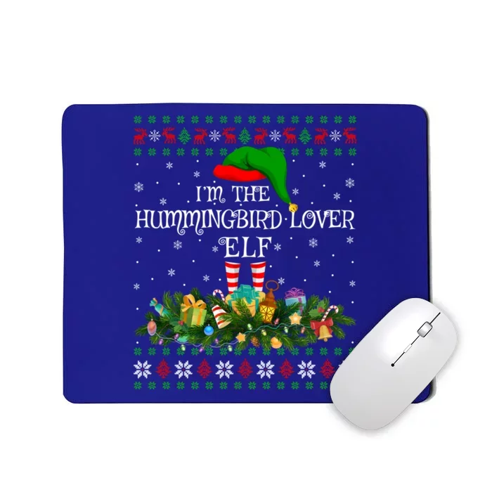 Matching Family Ugly I'm The Hummingbird Lover Christmas Gift Mousepad