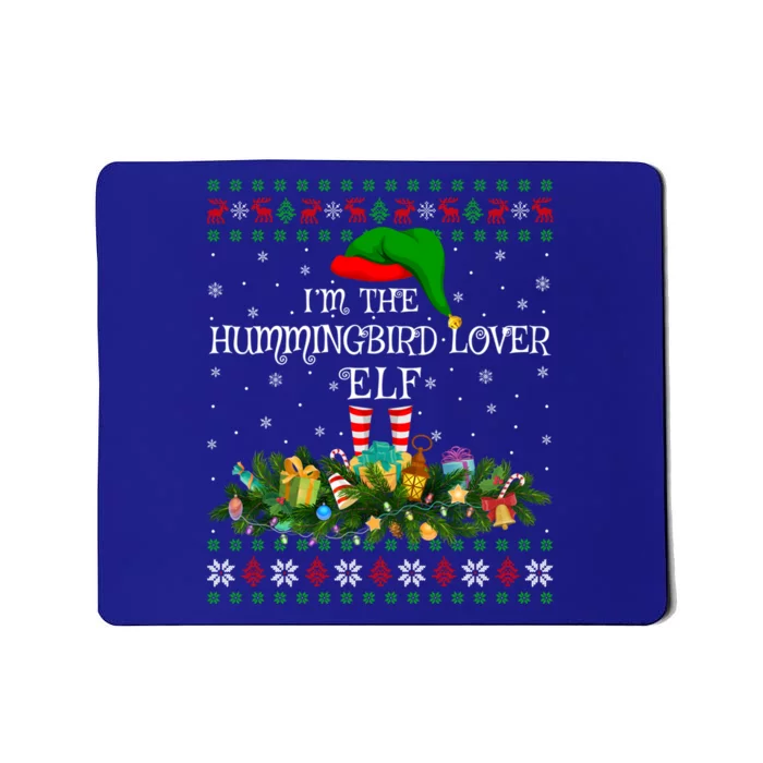 Matching Family Ugly I'm The Hummingbird Lover Christmas Gift Mousepad