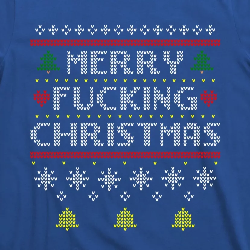 Merry Fucking Ugly Christmas Gift Adult T-Shirt